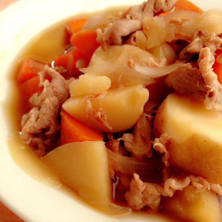 豚こまで 絶品 肉じゃが レシピ 作り方 By にこちゃん86 楽天レシピ 豚こまで 絶品 肉じゃが レシピ 作り方 By にこちゃん86 楽天レシピ